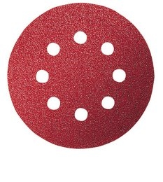 Brusný papír, 5-ti dílná sada 115 mm, zrnitost 240 Bosch Red Wood-top
