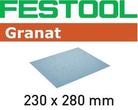 Brusný papír FESTOOL GRANAT 230x280 P100 GR/50