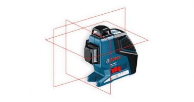 Čárový laser Bosch GLL 3-80 P Professional + BM 1 + LR 2 + L-Boxx