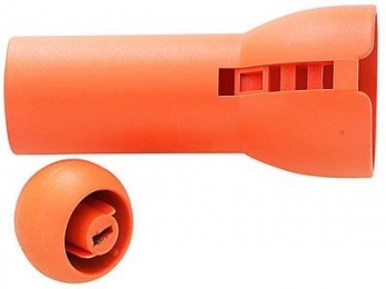 Objímka a oranžová koncová kulička k nůžkám Fiskars 115560