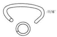 Spony C kroužky SR8 - hliník BOSTITCH