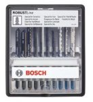 Pilový plátek, 10-ti dílná sada 124,0 x 106,5 x 21,5 mm se stopkou T Bosch Robust Line Top Expert